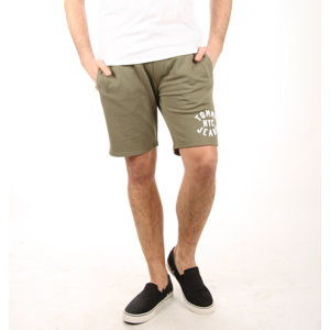 Tommy Hilfiger pánské zelené šortky Essential